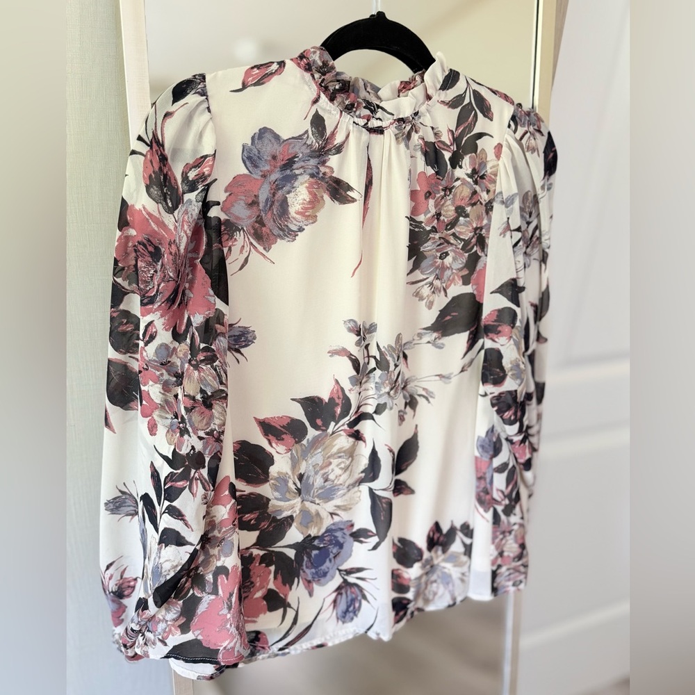 Floral Print Women's Blouse